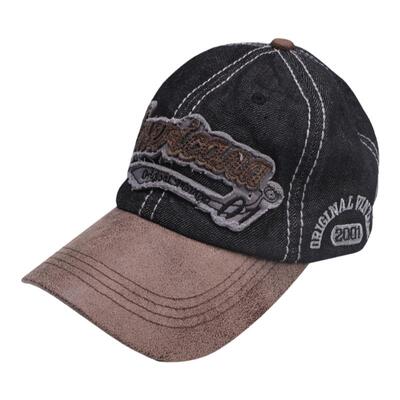复古英文牛仔棒球帽牛仔鸭舌帽
