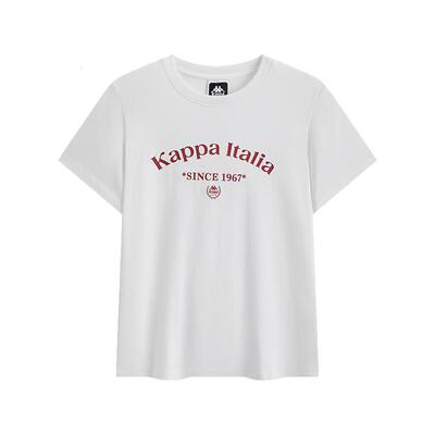 Kappa卡帕女装2026夏季新款时尚百搭纯棉透气短袖T恤K0G42TD46D