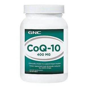 美国代购GNC辅酶Q10心脏保健COQ10心脑血管400mg60粒现货