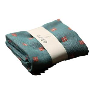 手工棉麻茶巾茶布 茶道配件茶桌吸水抹布茶垫布养壶巾不掉毛茶用