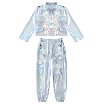 未来科技感服装儿童ai机器人演出服中小学生运动会走秀啦啦队服装