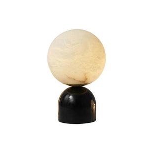 【云石流动】极简约真云石台灯客厅卧室床头大理侘寂风设计氛围感