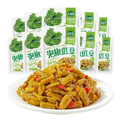 吉香居泡椒豇豆25g*10袋酸豆角.