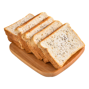 奇亚籽全麦面包吐司整箱早餐减低脂卡0肥代餐饱腹小吃休闲零食品