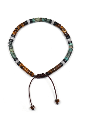 pohier宝喜儿非洲绿松石手链