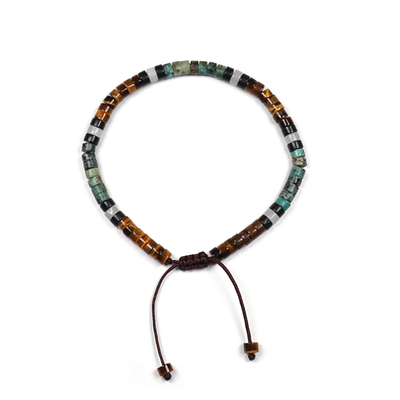 pohier宝喜儿非洲绿松石手链