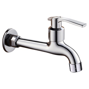 全铜户外防冻加长水龙头冬天阳台室外家用拖把池洗衣机入墙四分