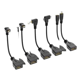 micro HDMI公转HDMI母延长线弯头高清90度电脑相机视频转连接线短