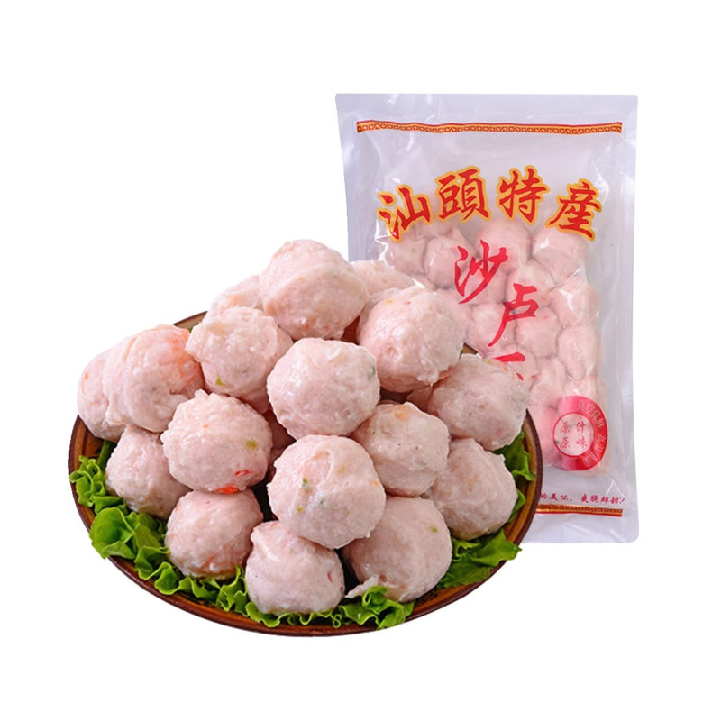 潮汕手打虾滑虾丸虾肉丸汕头达濠