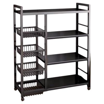 厨房微波炉置物架落地多层