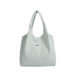 小众蝴蝶结帆布包女2025新款大容量休闲单肩包学生上课通勤托特包