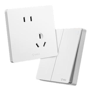 公牛插座正品官方旗舰店公牛开关插座面板五孔开关插座公牛g12白