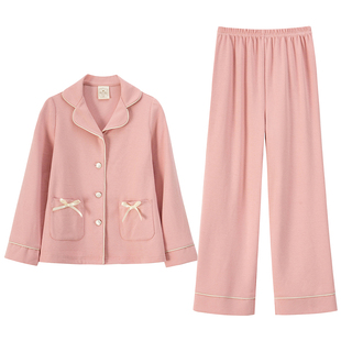 RoseTree女童睡衣2025新款春秋季纯棉加厚儿童女孩大童家居服套装