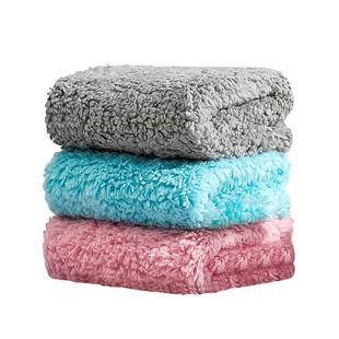 卫生间超强吸水抹布保洁专用毛巾珊瑚绒浴室擦地超吸水布麻布擦布