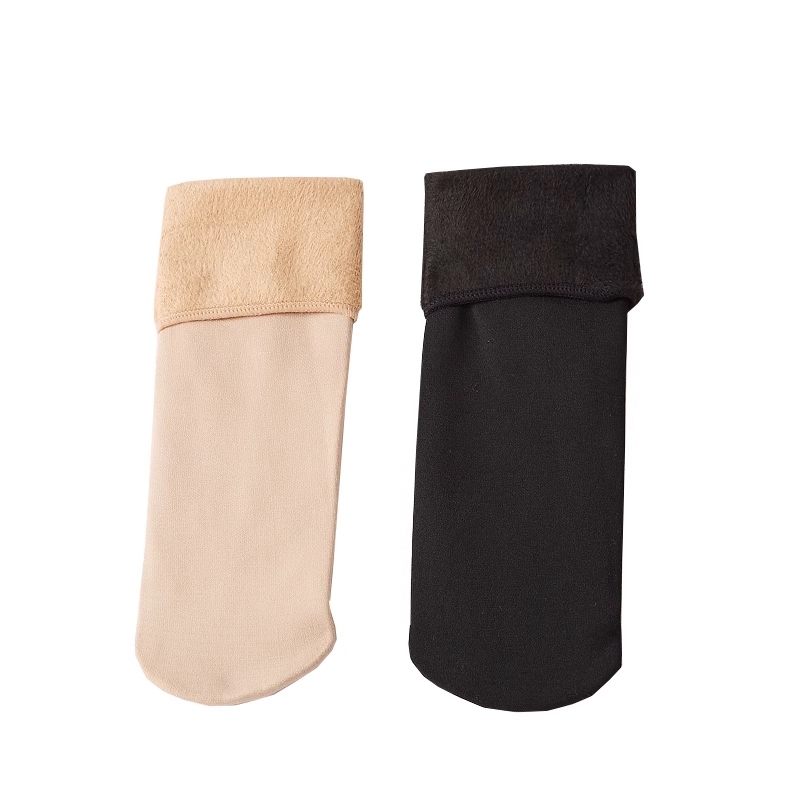 雪地袜冬季保暖防冻防寒加绒加厚子秋冬中筒地板袜居家抗寒露脚踝