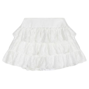 Heatherich裙子女2026春季新款法式多层蕾丝木耳边半身裙590759