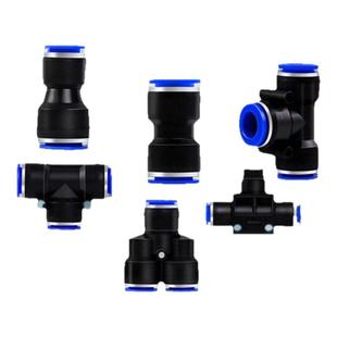 PU气动快速插接头4 6 8 10 12 14 16气管直通对接头高压管空压管