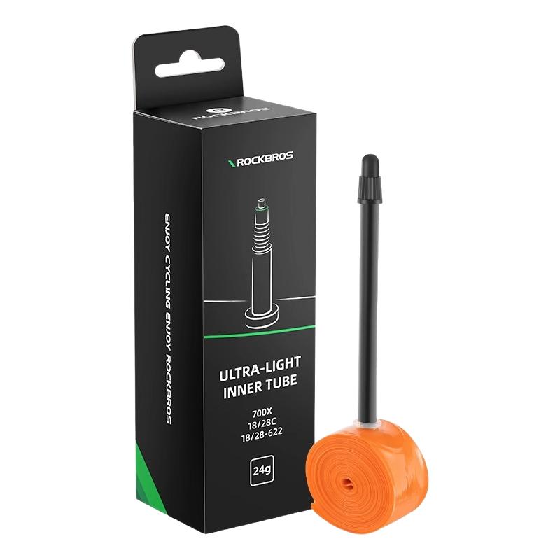 洛克兄弟自行车内胎700*18 28 32C法嘴轻量单车公路车TPU超轻内胎