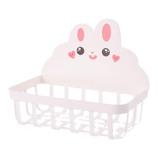 厕所纸巾盒免打孔壁挂式抽纸盒卫生间卡通卷纸架放卫生纸的置物架