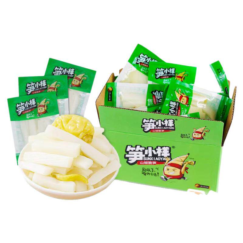 笋小样山椒脆笋泡椒竹笋干开袋即笋类制品