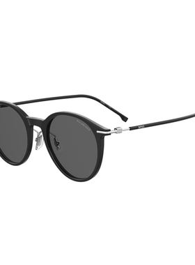 HUGO BOSS雨果博斯墨镜复古时尚圆框防晒太阳眼镜可配镜片 1690