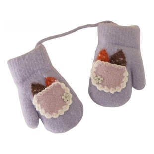 婴幼儿童宝宝小手套儿童冬季保暖女童加绒加厚0-1岁2婴儿防寒小童