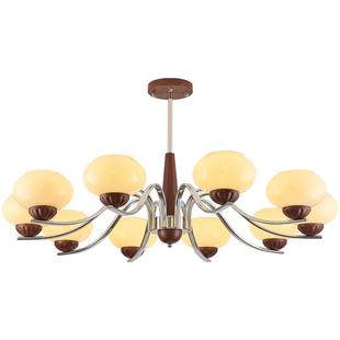 雷士照明中古木棉客厅吊灯新款法式高级感灯具宋氏美学餐厅吊灯