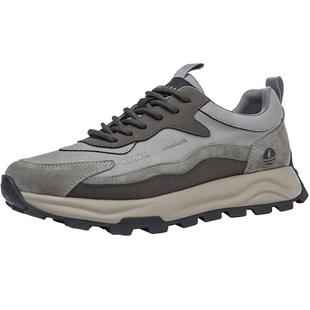 Navigare意大利小帆船男鞋2025秋冬新款男士老爹鞋加绒厚底运动鞋