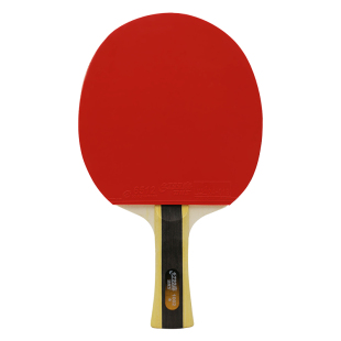 红双喜初学单双拍一二星兵乓球拍三四星学生训练考试直拍长柄横拍