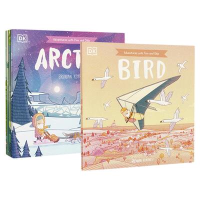 DK绘本百科系列动植物知识科普故事英文原版Brendan Kearney Bird Fish Forest Arctic Bee芬恩与斯基普的冒险5册自然生态环境绘本