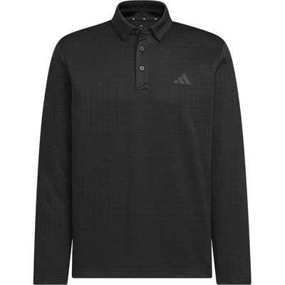 Adidas/阿迪达斯正品2025男士提花针织运动长袖POLO衫JN1232