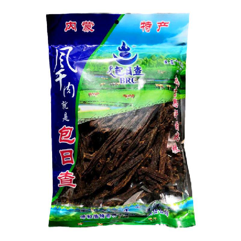 内蒙古特产包日查风干牛肉干超干