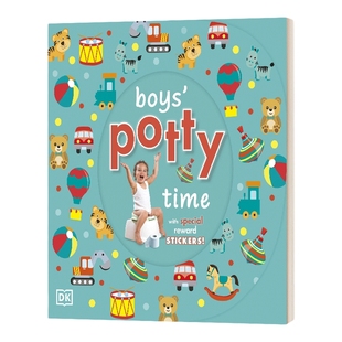 英文原版 Boy Potty Time 男孩子上厕所时间 绘本 英文版 进口英语原版书籍儿童图书