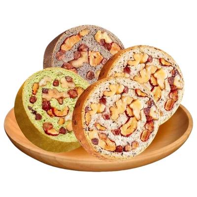 全麦坚果车轮面包无添加蔗糖松软健康整箱早餐粗粮吐司代餐零食品