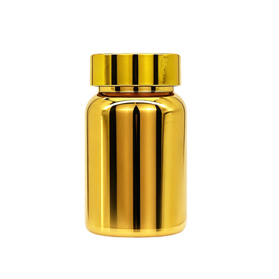 80ML120ML亮金色亮银色密封瓶子