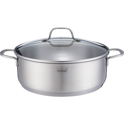 电磁炉燃气通用清汤锅304不锈钢