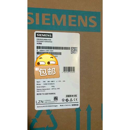6SE64402UD315DA1变频器440无滤波器3拍前询价下单