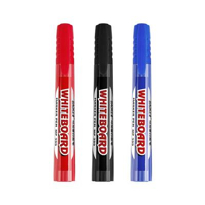 宝克大容量蓝色培训白板笔黑色红