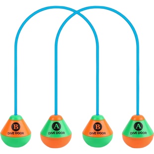 夏季儿童游泳馆训练水下穿越拱门潜水培训泳池玩具水底闭气钻圈