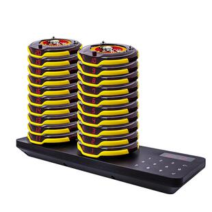 呼天下无线取餐器麻辣烫西餐厅奶茶店震动飞盘圆盘排队无线取餐呼叫器餐厅咖啡厅取餐器取餐牌等位排队叫号器