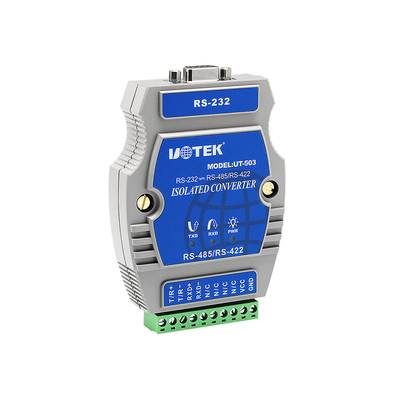 宇泰工业级rs232隔离导轨转换器