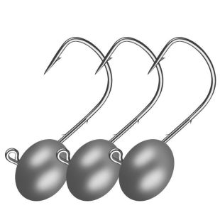 50只装路亚微物根钓慕斯达铅头钩加强双背刺小钩形防挂压铸蘑菇头