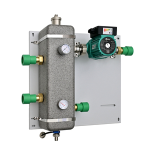 壁挂炉地暖混水中心耦合罐增压循环泵温控系统家用地暖设备全套