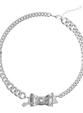 原创设计蝴蝶结锁骨链