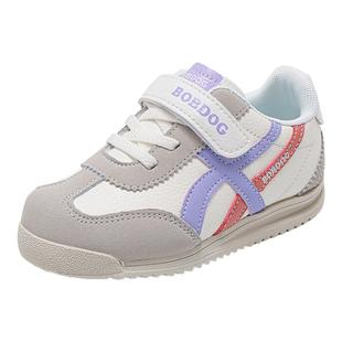 巴布豆官方旗舰童鞋女童鞋子春秋2025新款女孩德训鞋休闲儿童板鞋