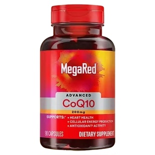 MegaRed脉拓辅酶q10胶囊高含量美国原装进口coq10护心脏200mg90粒