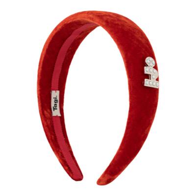 Tagi.复古想象丝绒发箍头箍