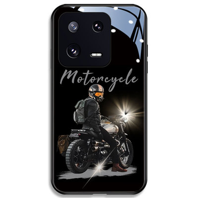 机车摩托小米系列玻璃手机壳