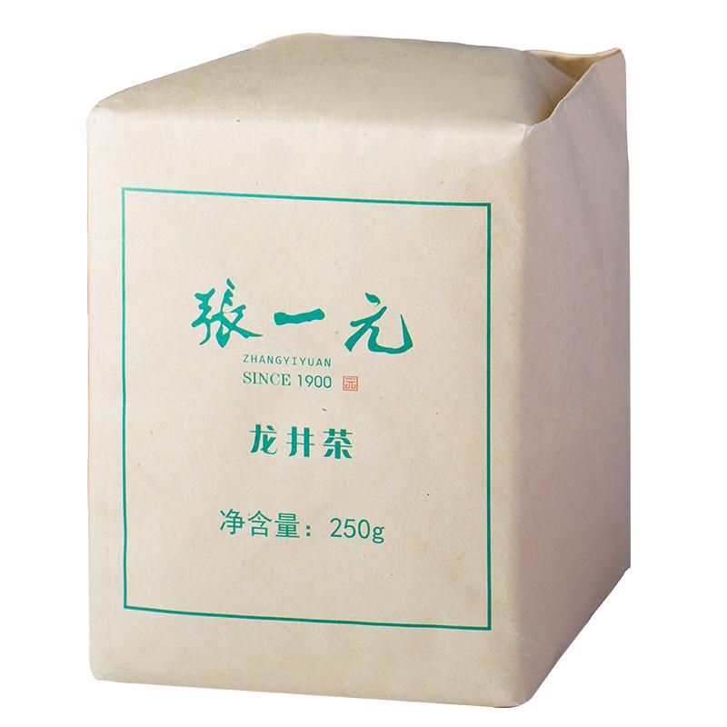 张一元茶叶2024年新茶明前茶特级龙井茶绿茶春茶龙井纸包茶250g