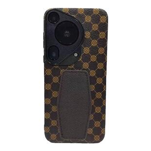 适用华为P80手机壳新款p50pro皮Pura70Ultra全包防摔P60Art男商务保护套腕带指环支架超女奢华创意高级感